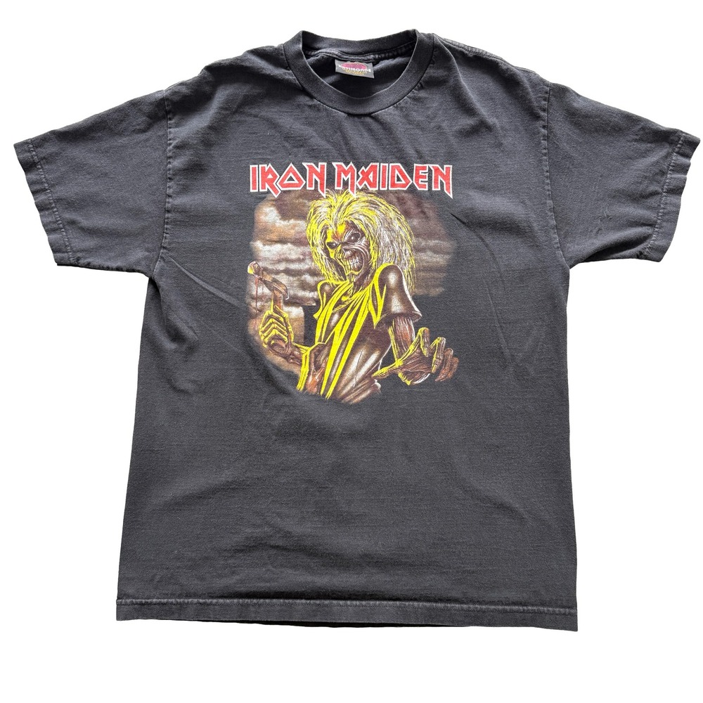 Iron Maiden Killers T-Shirt Black Eddie Graphic Band Tee Heavy Metal Grunge